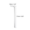 sourcing map 1/4" Ball End Hex Key Wrench, L Shaped
