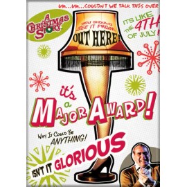ATA-BOY A CHRISTMAS STORY THE LEG LAMP MAGNET 2.5” X 3.5” NEW