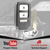 fits 2015-2017 Honda Fit / 2016 HR-V Smart Key Fob
