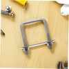 iplusmile 4pcs U-Shaped Square Clamp Stainless Steel U-Bolts for Secure