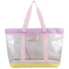 Eastsport Clear Bags Stadium Approved Clear Tote Bag with Zipper