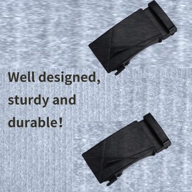 sundrerfect Belt Buckle Men and Women with 35 mm, Interchangeable Automatic Buckle for Belt, Stylish Accessories for Any Occasion, Black triangle pattern