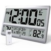 LFF Atomic Clock 4.5" Numbers, Atomic Wall Clock with Indoor