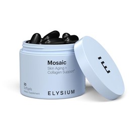 ELYSIUM Mosaic - Suplemento de ácido hialurónico y colágeno - Clínicamente probado para hidratar la piel y reducir las líneas finas - Combate los sign
