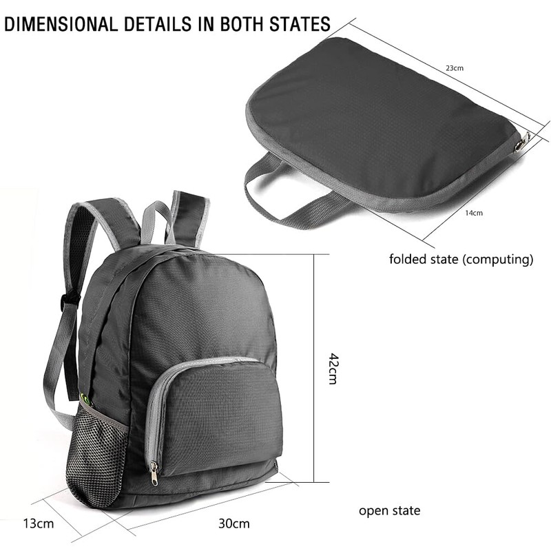 SENLINLU Backpack Lightweight Foldable Backpack Lightweight Hiking Backpack Multipurpose Daypacks