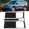3Pcs Center Console Air Vent Cover Frame Carbon Fiber Outlet