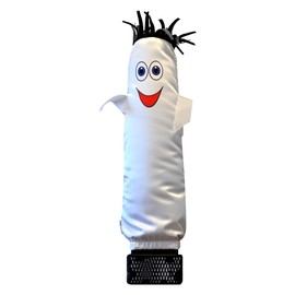 LookOurWay Mini Air Dancers Inflatable Tube Man Set Desktop Size, White