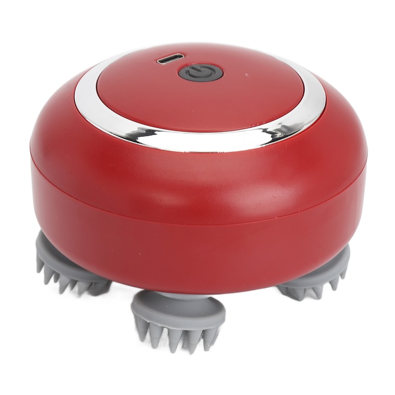 Electronic Head Scalp Massager Kneading Vibration Multi Functional Handheld Hair
