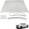 ANTUKO Hood Bulge Scoop White Front Upper Replacement for 2014-2021
