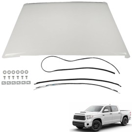 ANTUKO Hood Bulge Scoop White Front Upper Replacement for 2014-2021 Tundra TRD Pro Sport Style