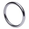 Thin Hematite Ring 3 mm Wide Round Grey Dark Grey
