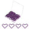 PATIKIL 100pcs Paper Clip, Heart Style Paper Clip Small Cute