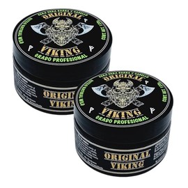 2 Pack Cera WILD - Extra Fijación Premium para Barba, Bigote y Cabello, Aroma Irresistible, Sin Sustancias Dañinas, Vegano, Cruelty-Free (2 * 120g)