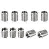 PATIKIL 10pcs M12*1.75 Male M10*1.5 Female Thread Adapter Sleeve Reducer