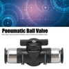 Push To Connect Straight Union Ball Valve Quick Release Pneumatic