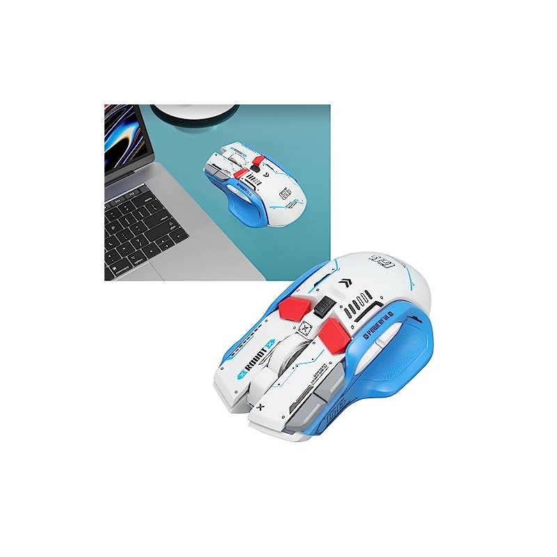 Ratón Bluetooth para Juegos, Tri Mode 2.4G Ratón Bluetooth con