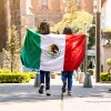 Bandera Grupo Carnavallia México Viva México Fiestas Patrias 150x90cm Satinada