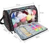 Hosoncovy Large Capacity Knitting Bag Yarn Bag Portable Yarn Knitting