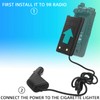 BAOFENG uv-9r car Charger,DC7.4V uv9r Radio Battery Eliminator Car Charger