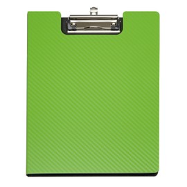 Klemmbrett MAULflexx, Durable A4 Writing Tablet, Retractable Hanging Loop. Clipboard Folder 4 Schreibmappe Light Green