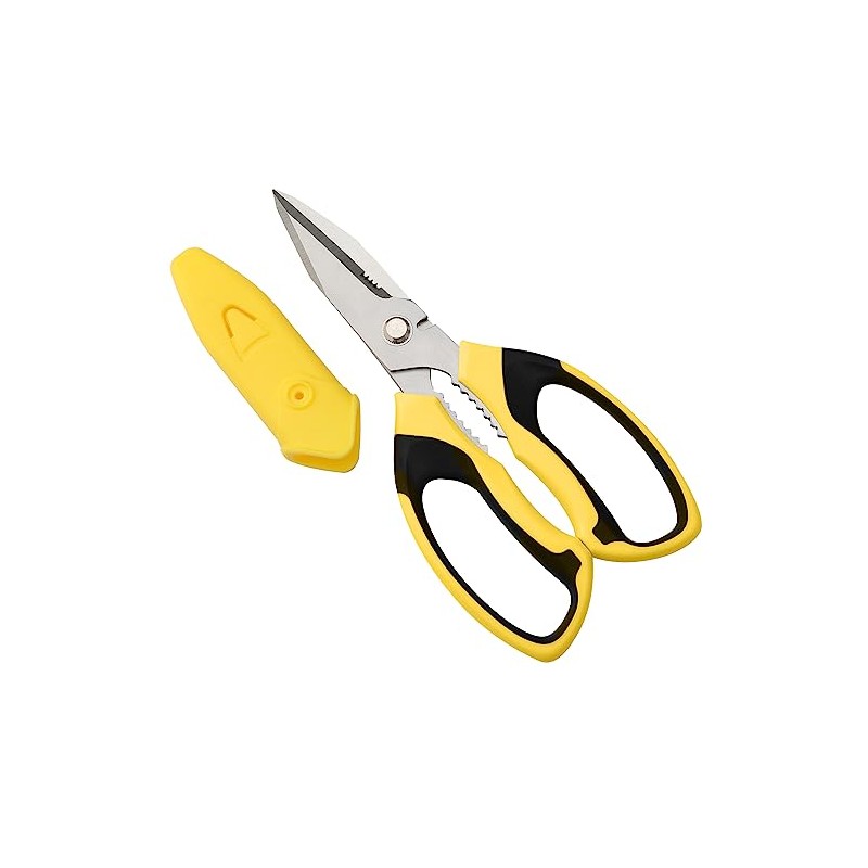 BoFuYuan Utility Scissors Heavy Duty: 8-Inch sharp Scissors All Purpose