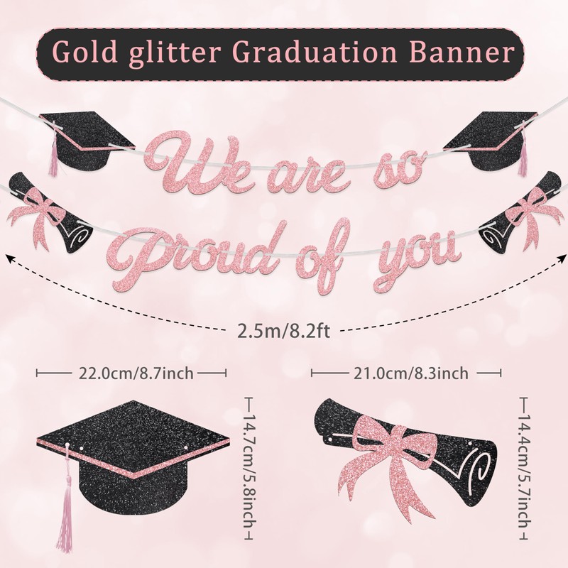 Graduation Garland for 2025, Decoration Graduation Banner Class of 2025,