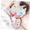 Baluue Plush Unicorn Eye Mask for Breathable Lightproof Sleeping Eye