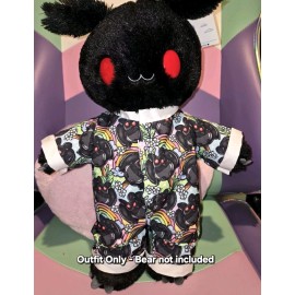Build-A-Bear Workshop OUTFIT ONLY Build A Bear Moth Mothman PJ Sleeper Emo Goth Kawai Summer Nostalgic