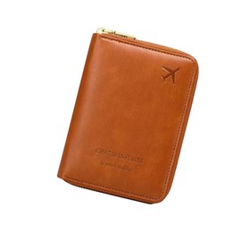 Hoshi Zora Passport Case, Anti-Skimming, Card Case, Travel Wallet, Case, Passport Bag, Multi-functional Storage Pocket, Luxury PU Leather, Compact, Travel Accessories, Passport Case, Cover,