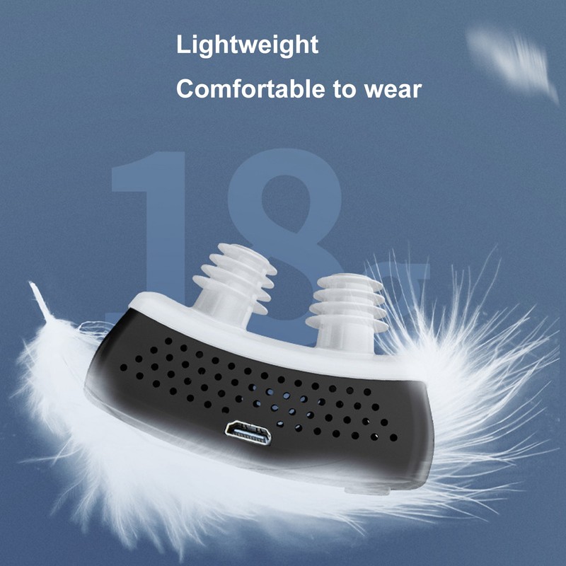 Electric Prevent Snoring Device Smoothing Breathe Improve Sleep Quality Snoring