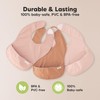 3-Pack Waterproof Baby Bibs for Eating - Lightweight Baby Bib