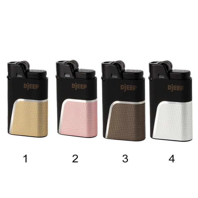 DJEEP Pocket Lighters, Bold Collection Textured, Unique Lighters, 24 Count