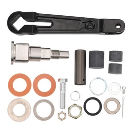 Upper Gimbal Steering Arm Shaft Pin Steering Arm Lever Replacement Seal Bushing Nut Kit OE: 866322A01, 98262A1, 98230A1, for Mercruiser Bravo Inboard Engine