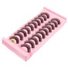 ORFOFE 10 Pairs Fluffy False Lashes Curly Natural Full Length
