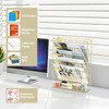 TQVAI Wall File Organizer, 5 Tier Hanging File Organizer with