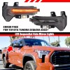 LUC Dynamic Mirror Turn Signal Lamp Smoke For Toyota Tundra