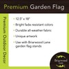 Pineapple Monogram Letter K Garden Flag Everyday Briarwood Lane 12.5"