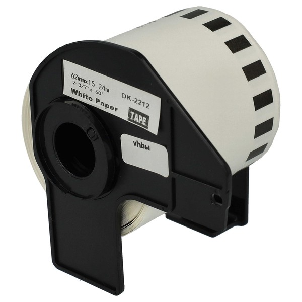 vhbw label tape/labelling tape Premium 62mm suitable for Brother P-Touch