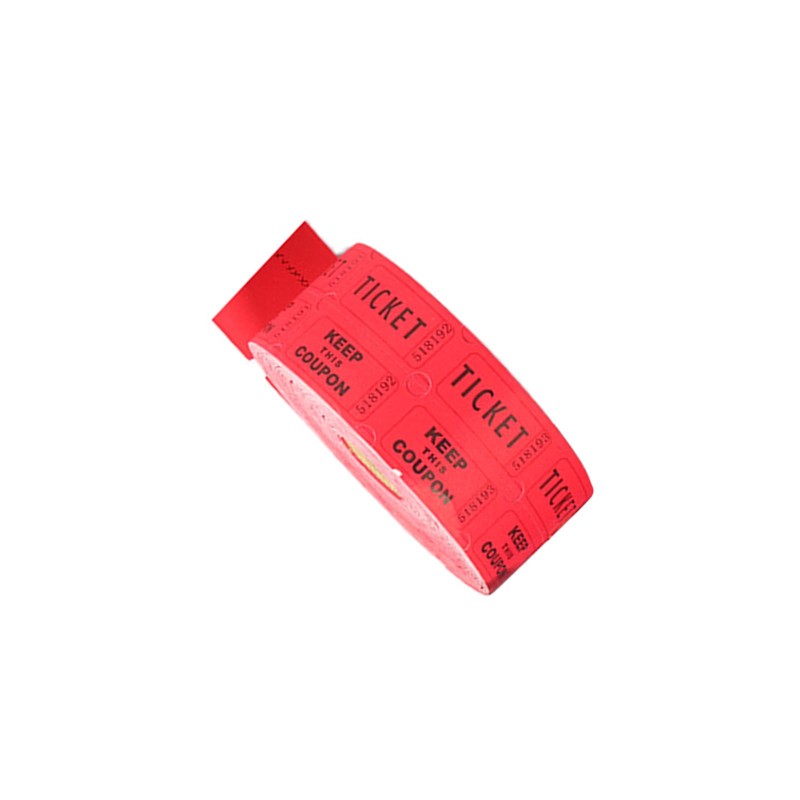 MEELYHOME 1 Roll 1000 Pieces Numbered Raffle Tickets Single Ticket