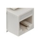 Jack Keystone Cat6 RJ45 UTP Blanco De Impacto 8P8C Para