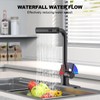 AVSIILE Single Hole Kitchen Faucets with Pull Down Sprayer, Single