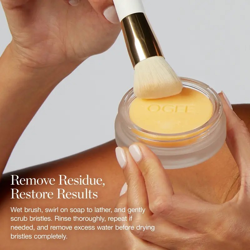 Ogee The Brush Cleanser – Certified Organic Makeup Brush Soap