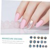 Ipetboom 2 Sets Retro Nail Charms Decorative Nail Gems for