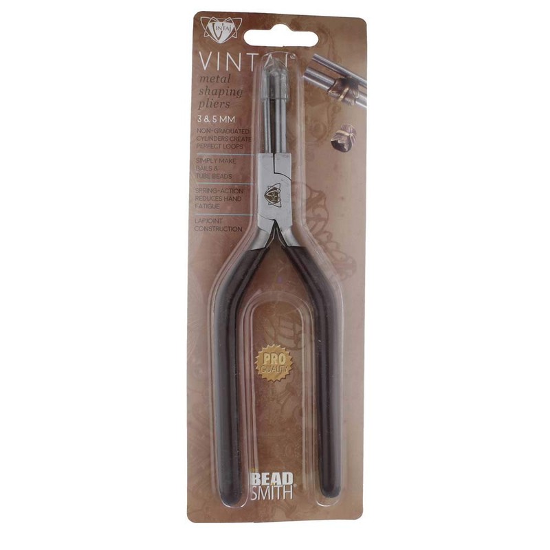 Beadsmith Vintaj Metal Shaping Pliers, 3 & 5mm