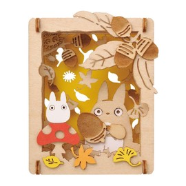 ENSKY PT-W02X Paper Theater - Wood Style - My Neighbor Totoro - Acorn Mike
