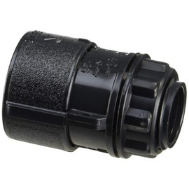Mirai Industry MFSK-16GSK Connector for PF Tube 16, Except MF, Black, Price of 10