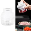 100ml USB Vegetable Cutter Mini Garlic Crusher Chopper Electric Garlic