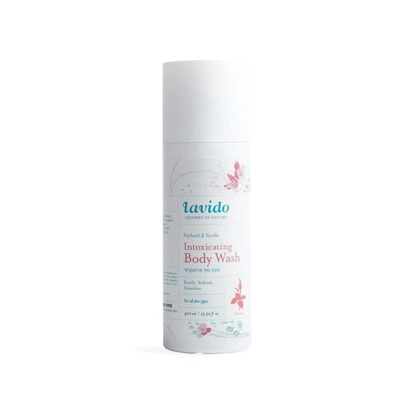 Lavido - Natural Patchouli + Vanilla Intoxicating Body Wash | Cleanse, Refresh + Hydrate Skin (13.5 fl oz | 400 ml)