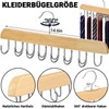 Belt Holder Wardrobe, 1 Piece Wooden Belt Holder with 14