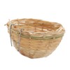 Baoblaze 2pcs Bamboo Canary Nest toy Finch Breeding Nesting Hanging